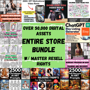 ENTIRE STORE Bundle - All Past, Current and Future Digital Products