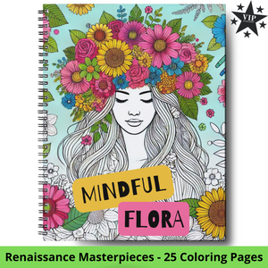 Mindful Flora - 31 Coloring Pages (VIP Exclusive!)
