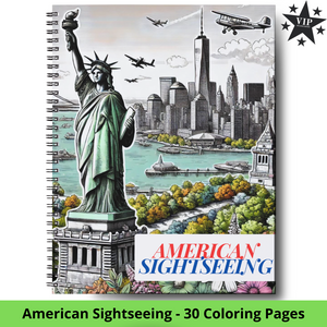 American Sightseeing - 30 Coloring Pages (VIP Exclusive!)