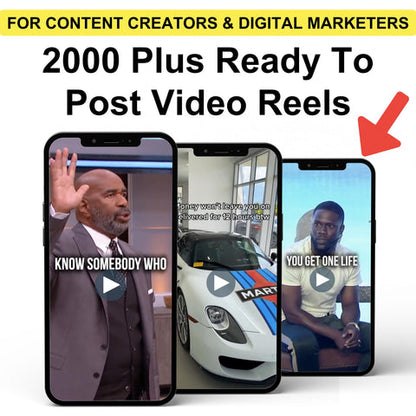 2000 PLUS Done For You Viral Content Videos