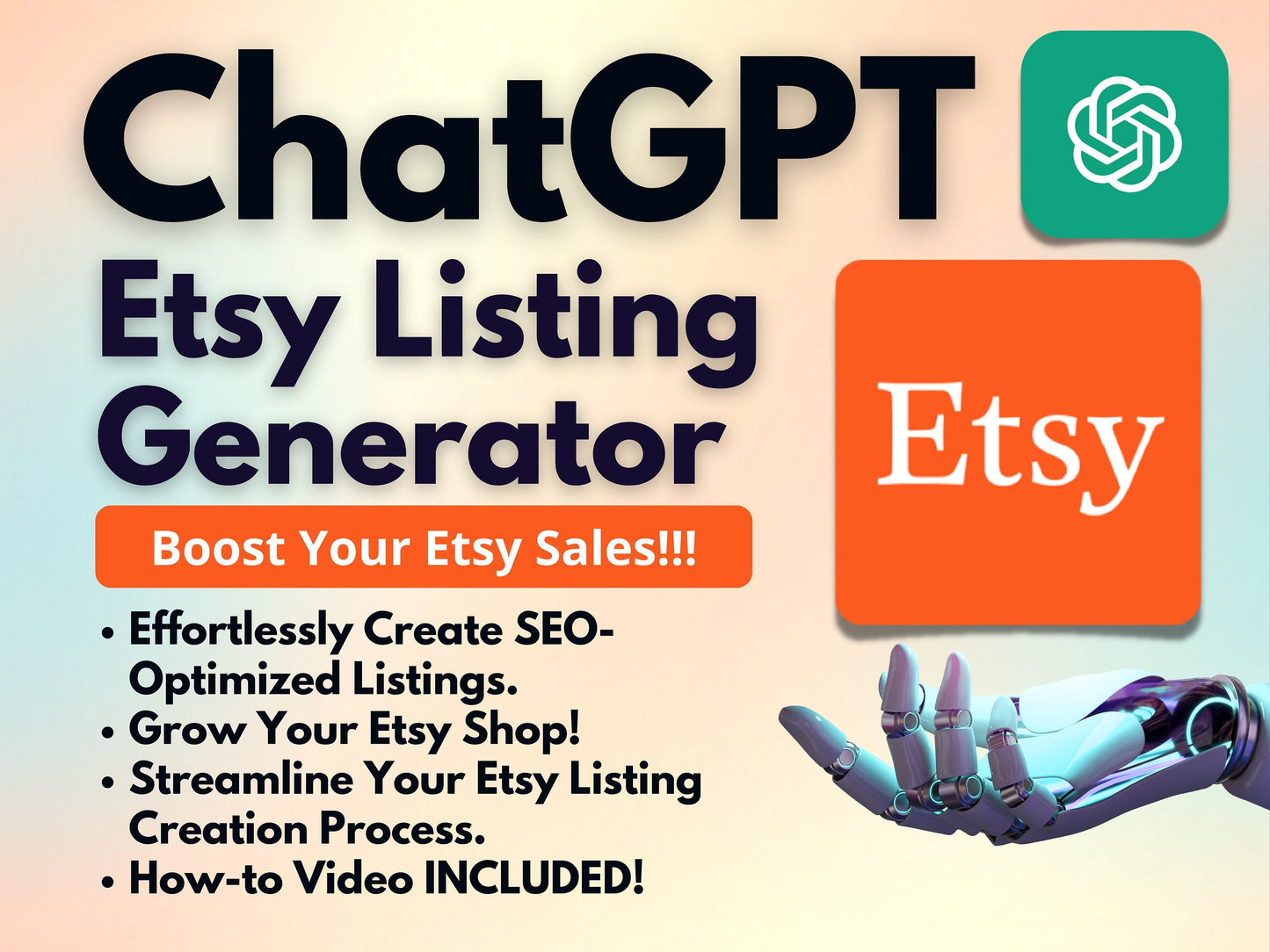 ChatGPT Etsy Listing Generator